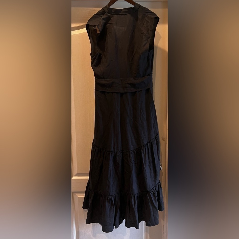 KOBI HALPERIN Anna Tiered Linen-blend size L - Picture 6 of 7
